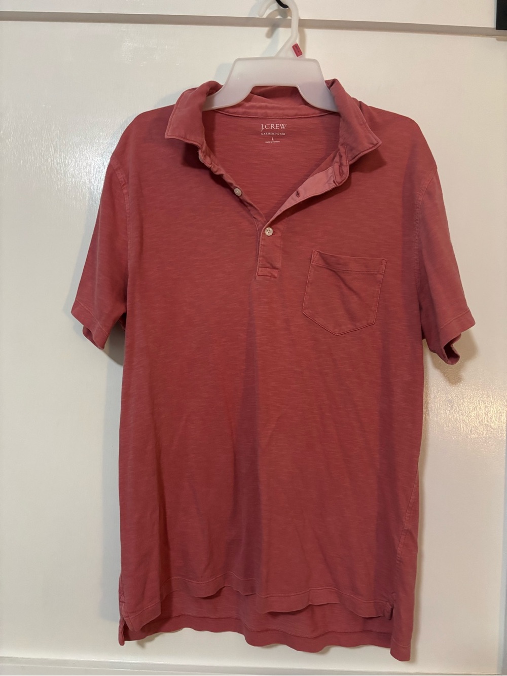 J. Crew Men’s garment dyed size large shirt